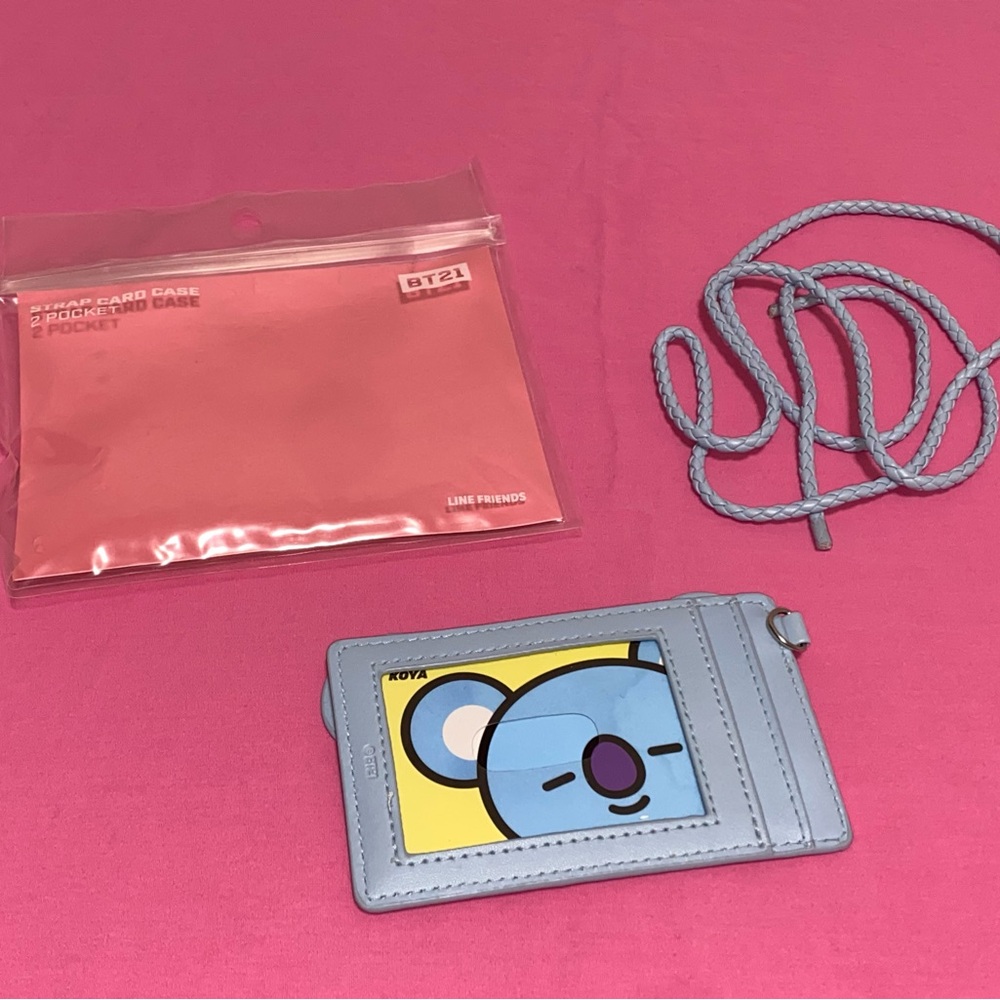 BT21 Strap Card Case